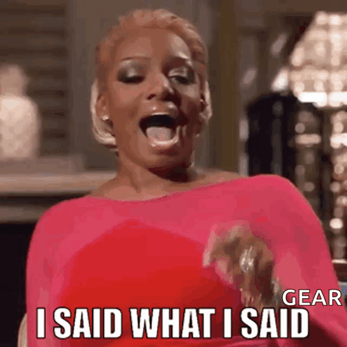 I Said What I Said Nene Leakes GIF. This 498 x 498 animated GIF is part of our i said what i said collection. Created by dominicantrela. View the original…