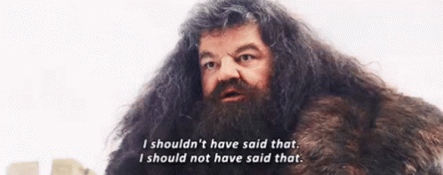 I Should Not I Shouldnt GIF. This 498 x 197 animated GIF is part of our hagrid collection. Related themes include harry potter. Created by Sephirock38. View…
