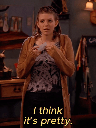 I Think It'S Pretty Tara Maclay GIF
