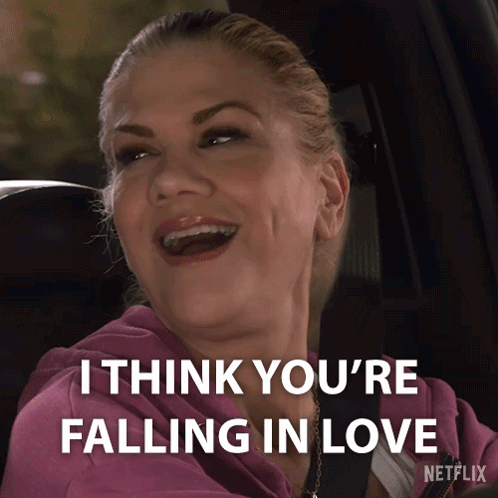 I Think You'Re Falling In Love Carol GIF