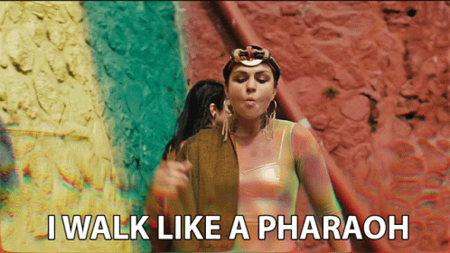 I Walk Like A Pharaoh Jahan Yousaf GIF