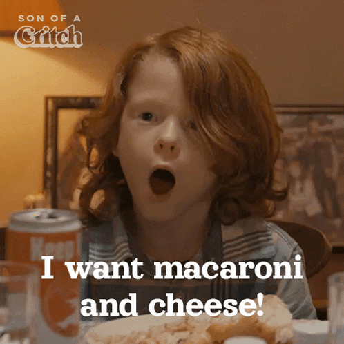 I Want Macaroni And Cheese Baby Fox GIF