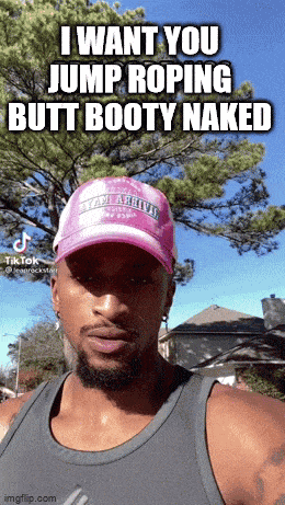 I Want You I Want You Jump Roping Butt Booty Naked GIF