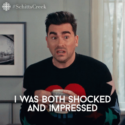 I Was Both Shocked And Impressed Dan Levy GIF