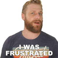 I Was Frustrated Grady Smith Sticker