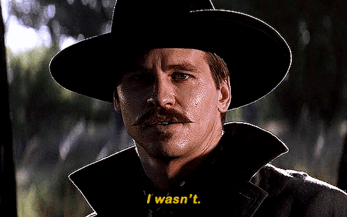 I Wasnt Doc Holliday GIF. This 498 x 312 animated GIF is part of our doc holliday collection. Related themes include smirk. Created by MarshRoma. View the…