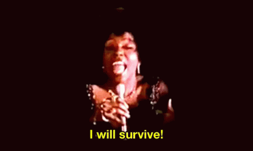 I Will Survive! - Gloria Gaynor GIF. This 498 x 298 animated GIF is part of our i will survive collection. Related themes include disco. View the original…