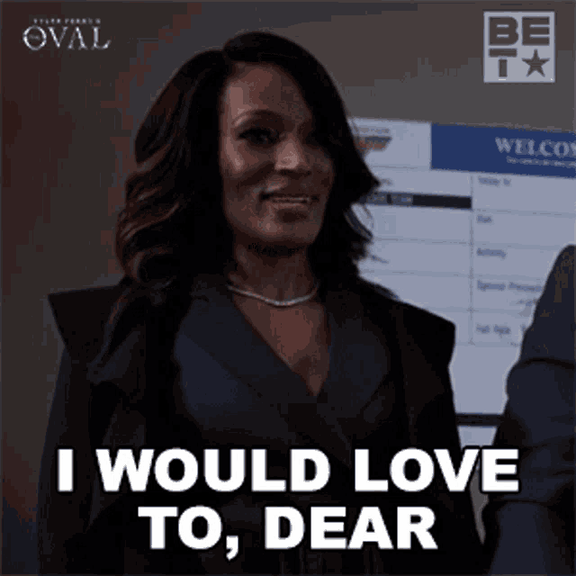 I Would Love To Dear Victoria Franklin GIF