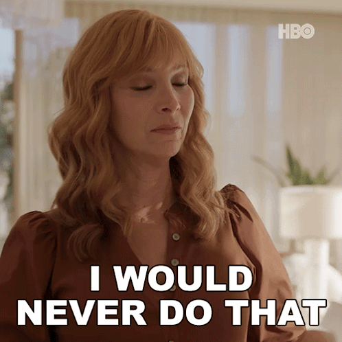 I Would Never Do That Valerie Cherish GIF