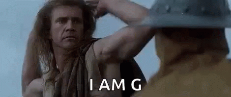 Iam G Braveheart GIF. This 470 x 198 animated GIF is part of our mel gibson freedom collection. Related themes include braveheart, freedom. Created by…