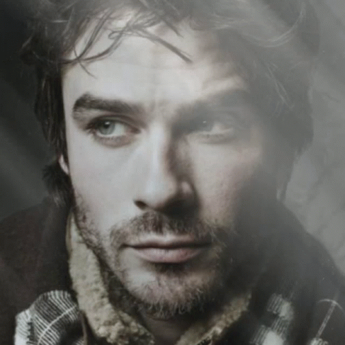 Ian Somerhalder Side Look GIF