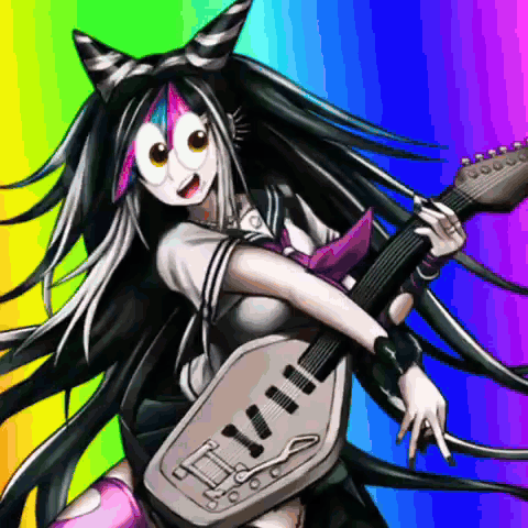 Ibuki Mioda Observing GIF