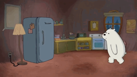 Ice Bear Good Night GIF