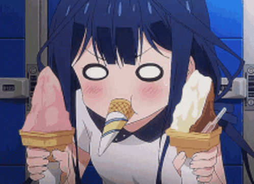 Ice Cream Licking Ice Cream GIF
