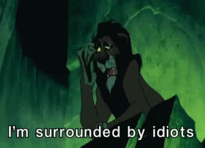 Idiots Lion King GIF. This 300 x 216 animated GIF is part of our im surrounded by idiots collection. Created by jag_sm. View the original animation, share…