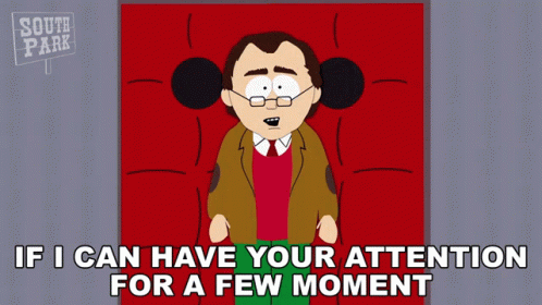 If I Can Have Your Attention For A Few Moment Mr Cotswolds GIF. This 498 x 280 animated GIF is part of our thanks for your attention collection. Created by…