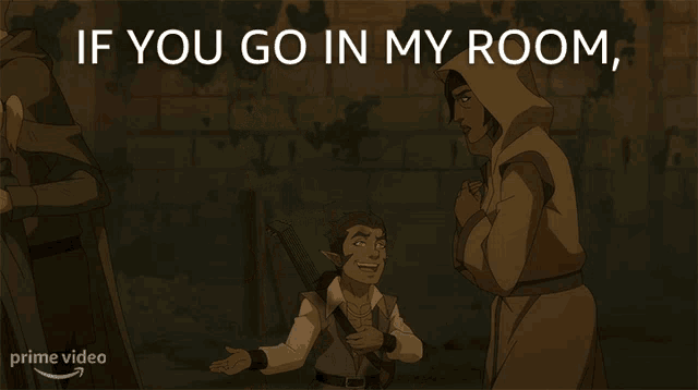 If You Go In My Room Thats A Totally Normal Swing Dont Worry About It Scanlan Shorthalt GIF