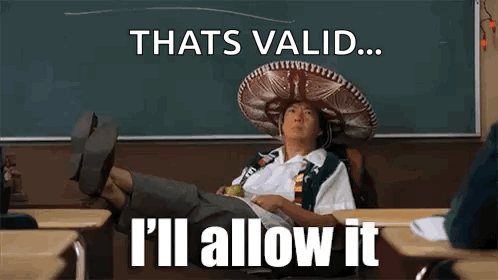 I'Ll Allow It GIF