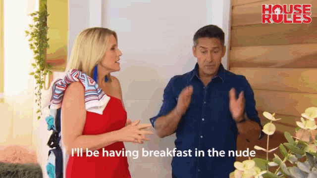 Ill Be Having Breakfast In The Nude Explaining GIF