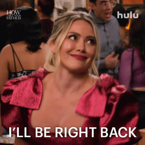 Ill Be Right Back Sophie GIF