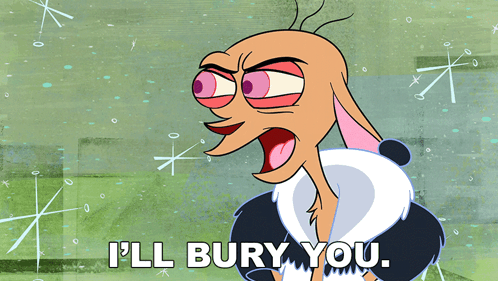 I'Ll Bury You Ren GIF