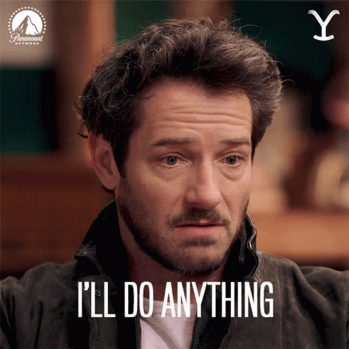 Ill Do Anything Ryan GIF. This 498 x 498 animated GIF is part of our ian bohen collection. Created by YellowstoneTV. View the original animation, share it…