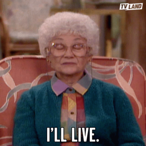 Ill Live Alive GIF. This 498 x 498 animated GIF is part of our i will survive collection. Related themes include im fine. Created by tvland. View the…