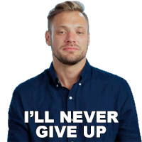 Ill Never Give Up Marty Hassett Sticker