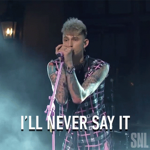 Ill Never Say It Machine Gun Kelly GIF. This 498 x 498 animated GIF is part of our ill never tell collection. Created by nbcsnl. View the original…