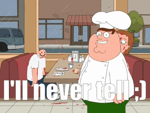Ill Never Tell Peter Griffin GIF. This 498 x 374 animated GIF is part of our ill never tell collection. Related themes include wink. Created by…