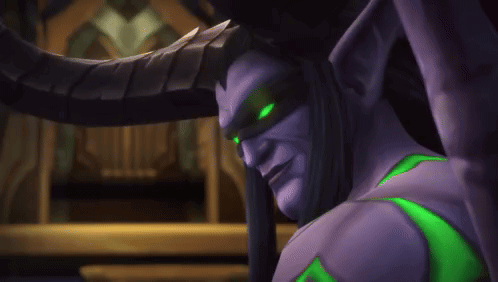Illidan Smirk GIF