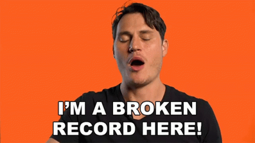 Im A Broken Record Here Jeremiah Burton GIF