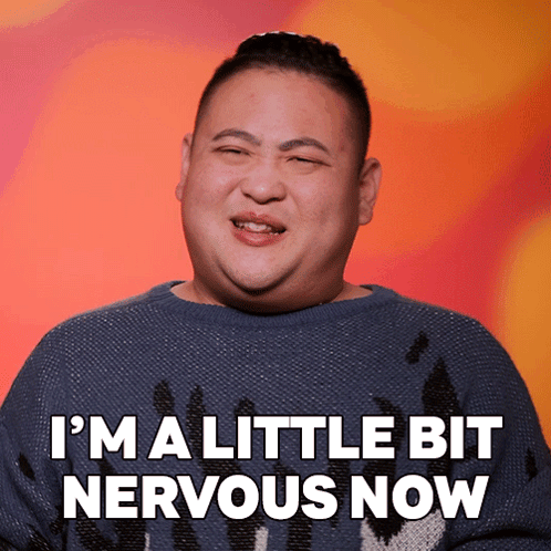 I'M A Little Bit Nervous Now Joella GIF