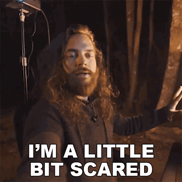 Im A Little Bit Scared Ttthefineprinttt GIF