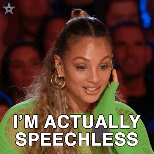 I'M Actually Speechless At This Point Alesha Dixon GIF