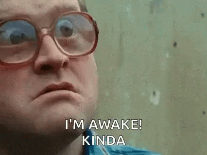 Im Awake Blink GIF