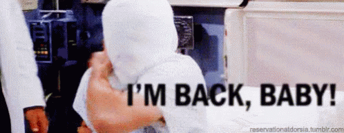 I'M Back Baby - Back GIF. This 498 x 193 animated GIF is part of our im back bitches collection. Related themes include baby. View the original animation…