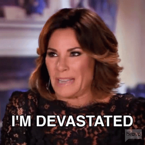Im Devastated Real Housewives Of New York GIF