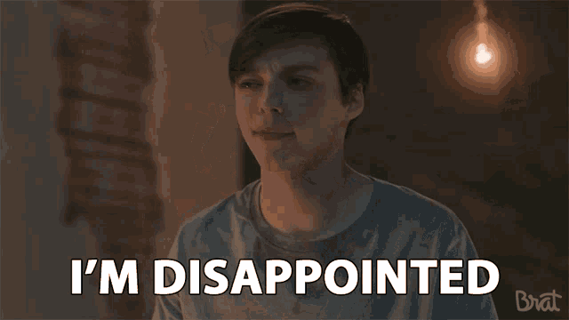 Im Disappointed Upset GIF