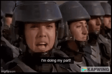 I'M Doing My Part GIF