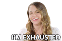 Im Exhausted Sleepy Sticker