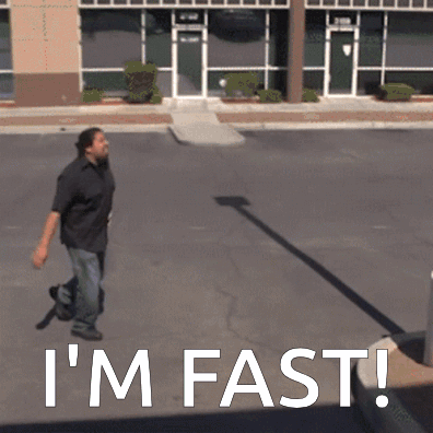 I'M Fast Aprl Fast GIF