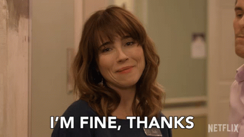 Im Fine Thanks Judy Hale GIF