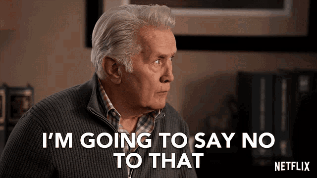 Im Going To Say No To That Sam Waterson GIF