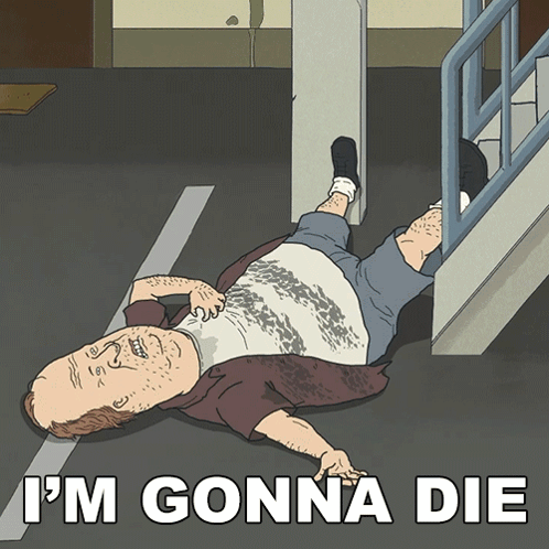 I'M Gonna Die Butt-head GIF