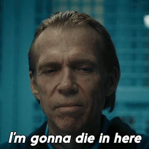 I'M Gonna Die In Here Merle Callahan GIF