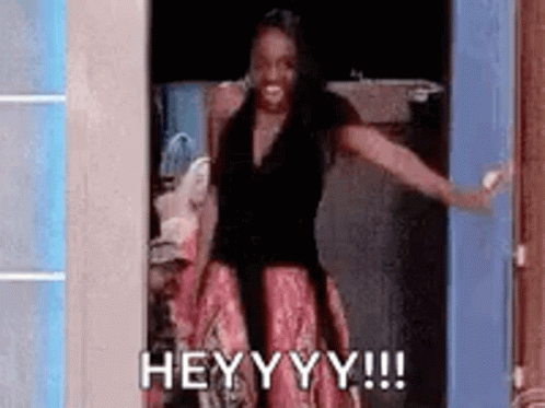 Im Here Hey Girl GIF. This 498 x 373 animated GIF is part of our surprise bitch collection. Related themes include excited, smile, surprise. Created by…