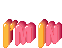 Im In Count Me In Sticker