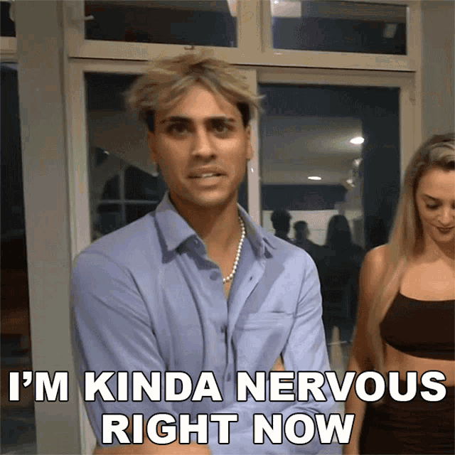 Im Kinda Nervous Right Now Darius Dobre GIF