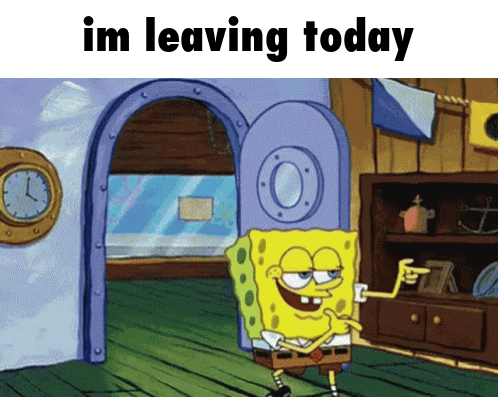 Im Leaving Today Miracle Musical GIF